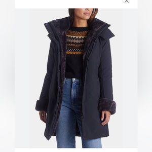 NWT Save the Duck Samantha parka in black